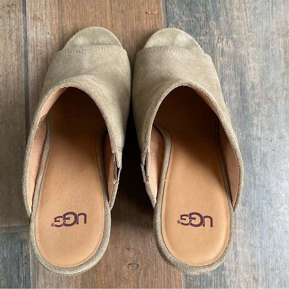 New Ugg Suede Slide Wedge - Picture 7 of 7